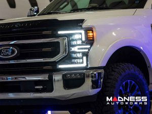Ford Super Duty LED Headlights - XB Series - Morimoto - White DRL Ford Super Duty LED Headlights - XB Series - Morimoto - White DRL